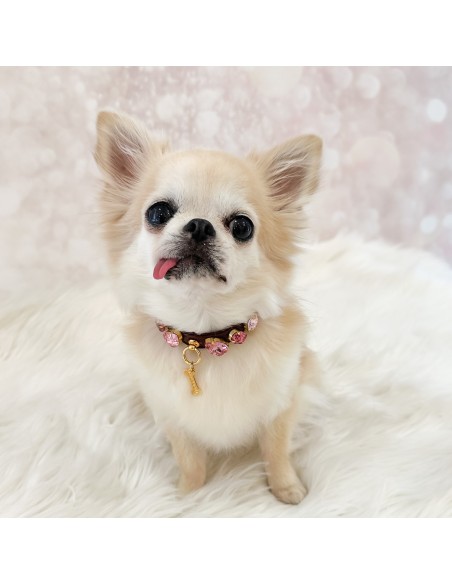 Burgundy Candy Diamond Collar