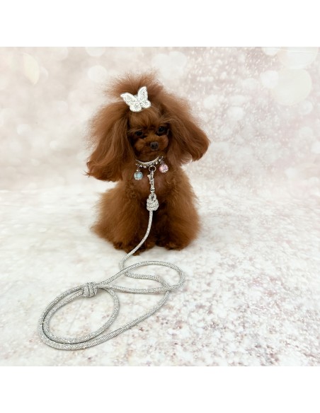 Crystal Babe Leash Crystal/Silver
