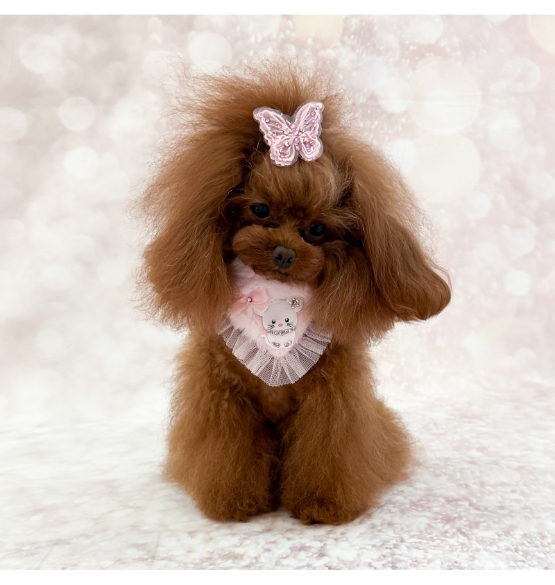 TopoMio Furry Bandana Pink