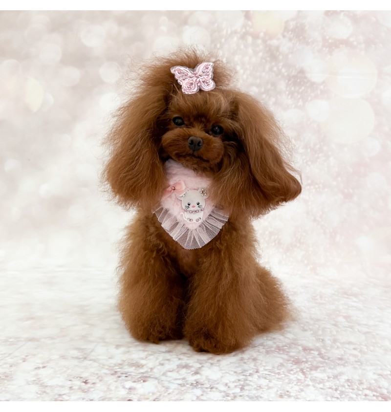 TopoMio Furry Bandana Pink