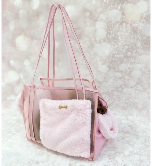 The Heritage Fur Bag Pink 2