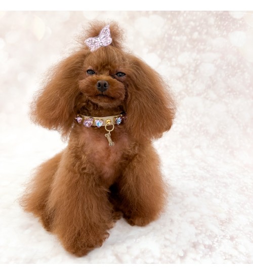 Lilac Candy Diamond Collar 2