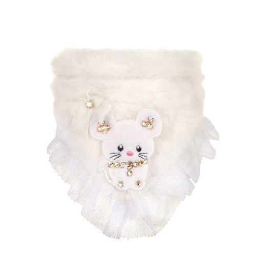 TopoMio Furry Bandana White