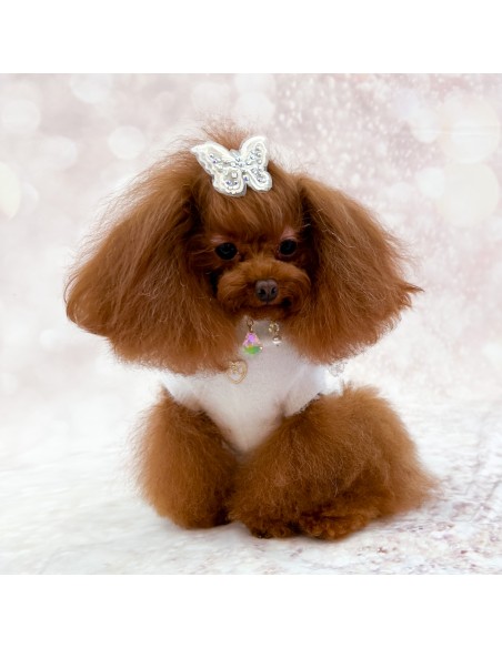 My Butterfly Hairclip White