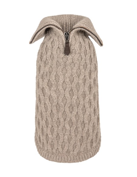 100% Cashmere Pull Brunello Taupe