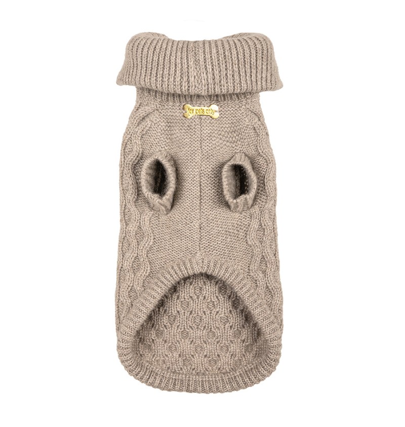 100% Cashmere Pull Brunello Taupe