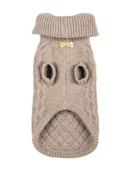 100% Cashmere Pull Brunello Taupe