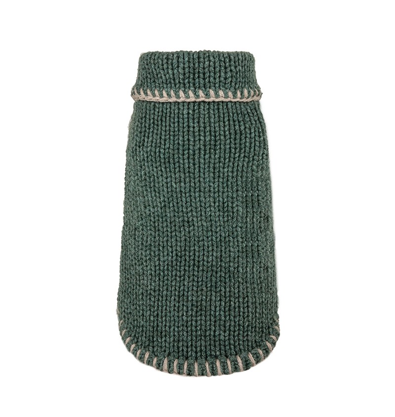 100% Cashmere Pull Gregorio Green