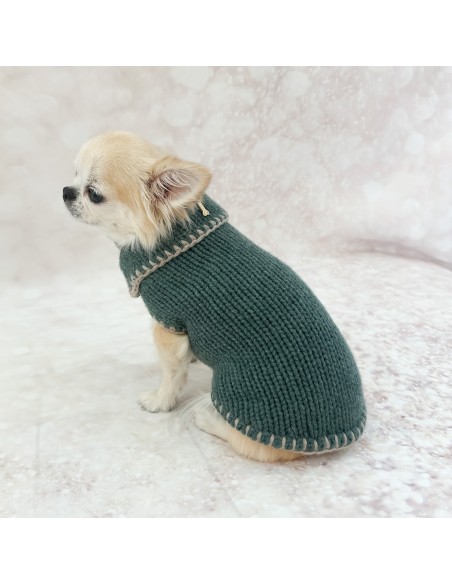 100% Cashmere Pull Gregorio Green