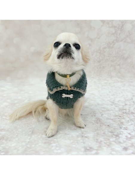 100% Cashmere Pull Gregorio Green