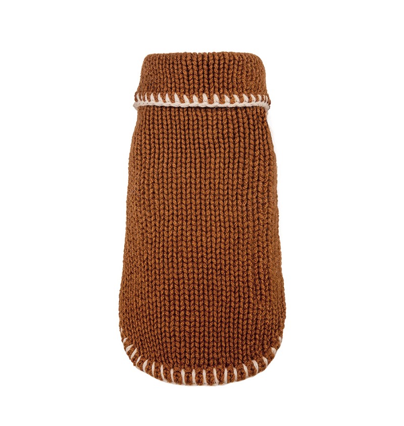 100% Cashmere Pull Gregorio Caramel