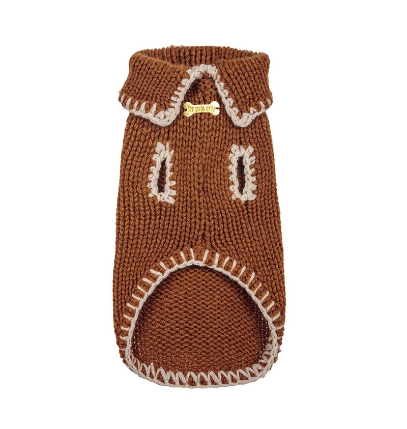 100% Cashmere Pull Gregorio Caramel