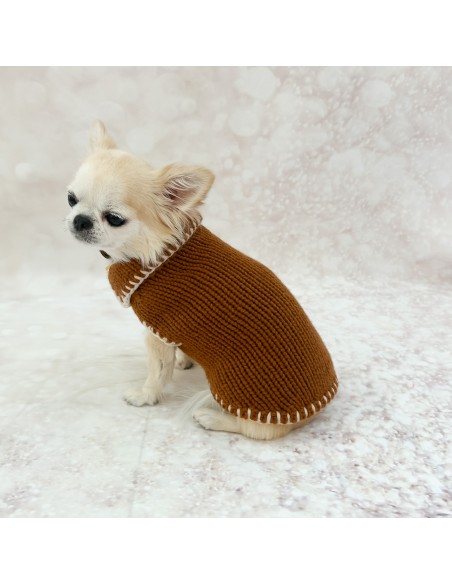 100% Cashmere Pull Gregorio Caramel