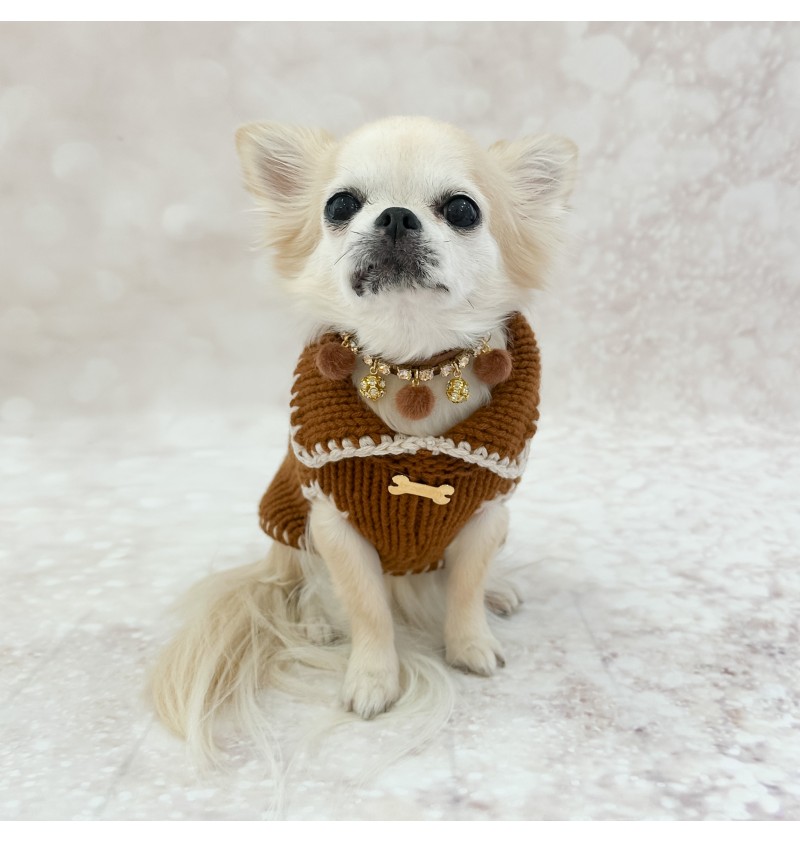 100% Cashmere Pull Gregorio Caramel