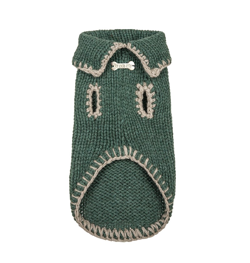 100% Cashmere Pull Gregorio Green