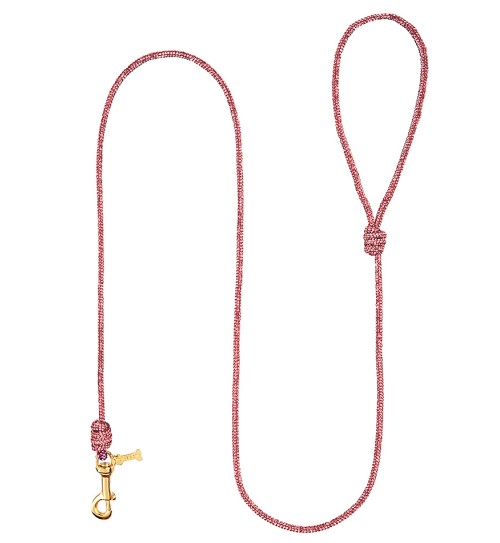 Crystal Babe Leash Light Rose/Gold