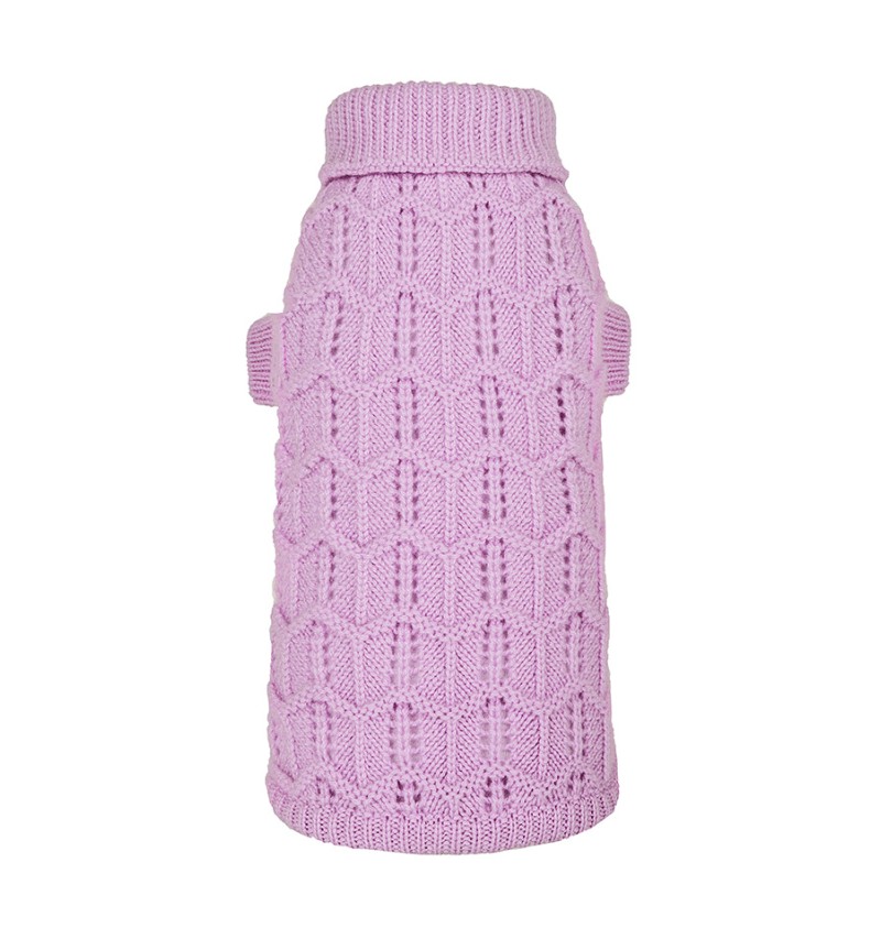 100% Cashmere Peonia Pull Lilac