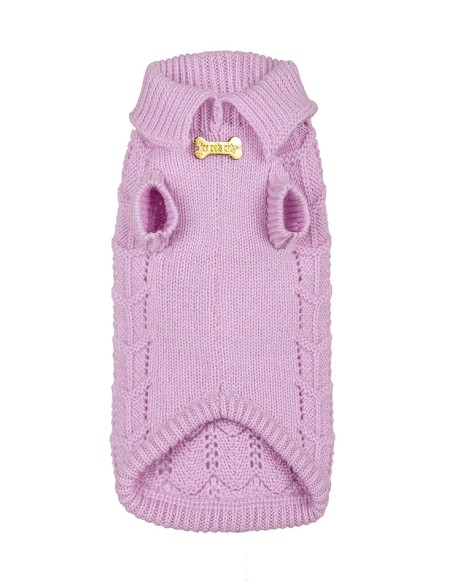 100% Cashmere Peonia Pull Lilac