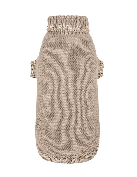 100% Cashmere Pull Beatrice Greige