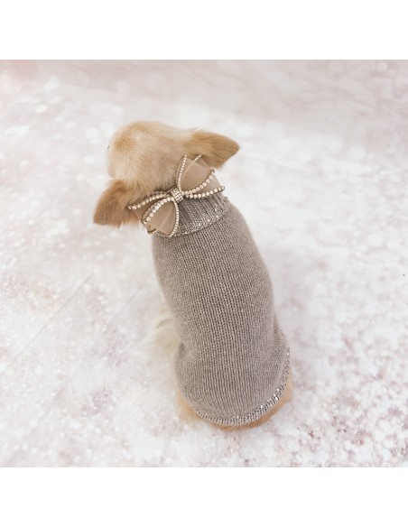 100% Cashmere Pull Beatrice Greige