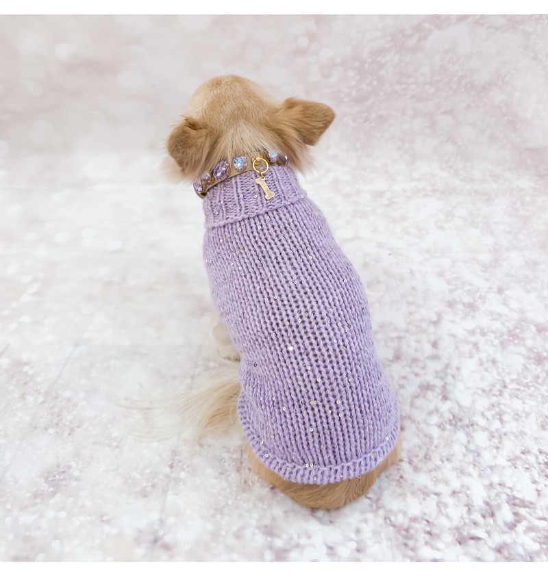 100% Cashmere Pull Diletta Lilac