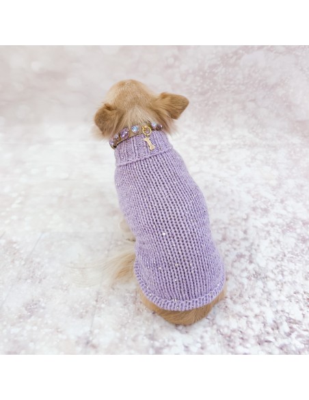 100% Cashmere Pull Diletta Lilac