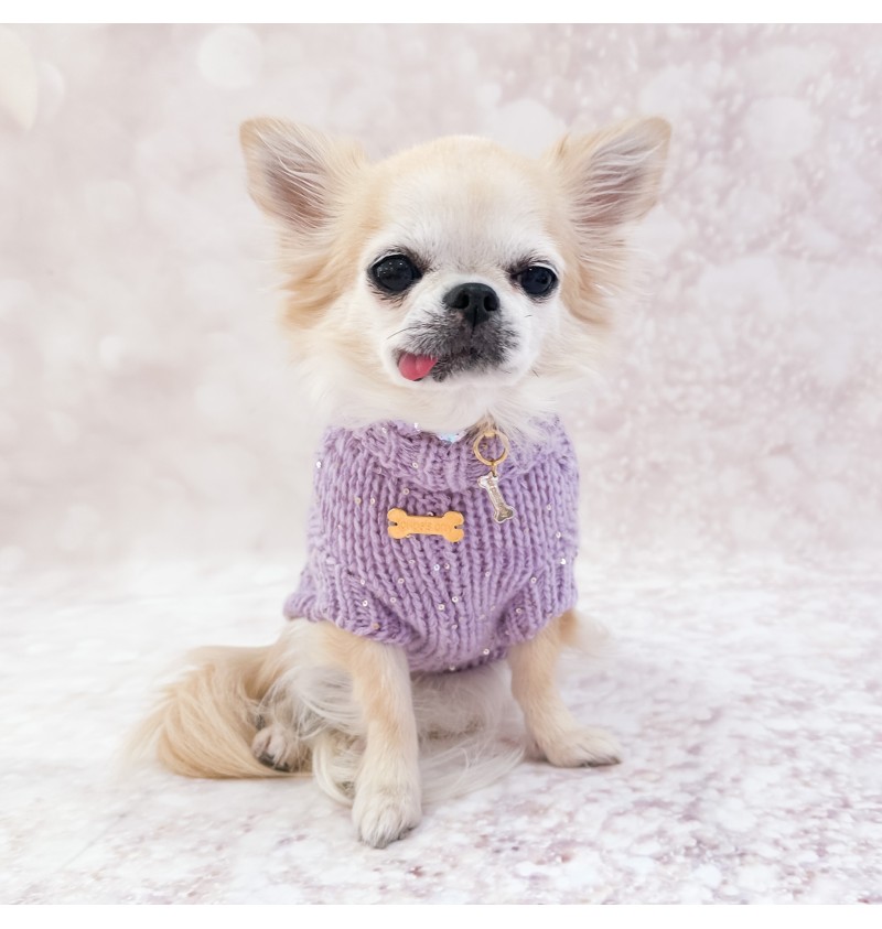 100% Cashmere Pull Diletta Lilac