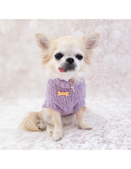 100% Cashmere Pull Diletta Lilac