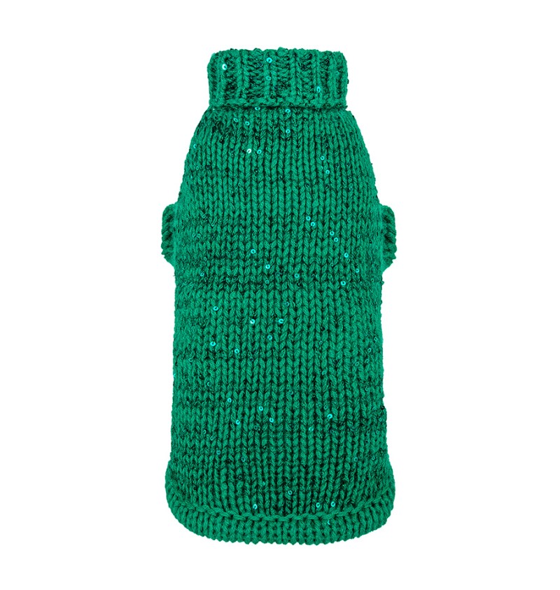 100% Cashmere Pull Diletta Green