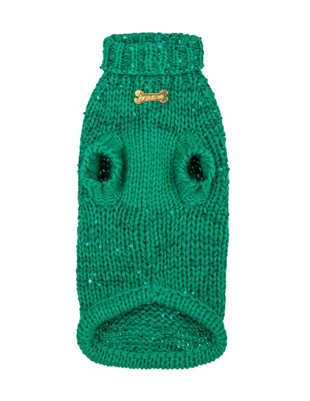 100% Cashmere Pull Diletta Green