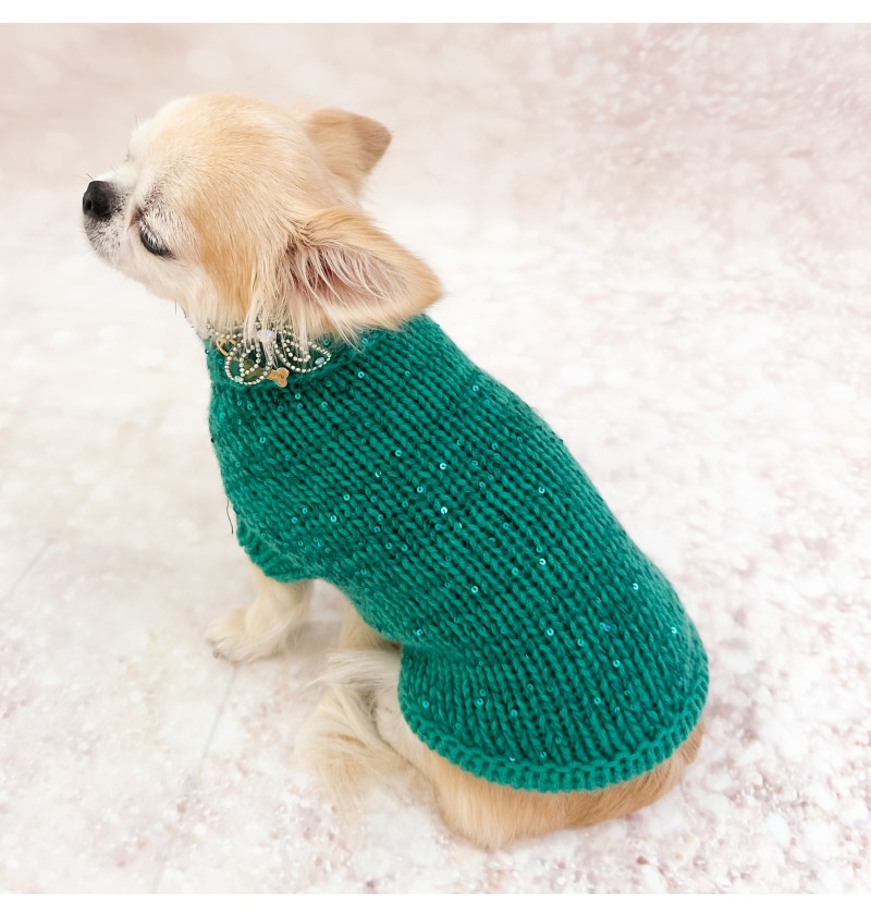 100% Cashmere Pull Diletta Green