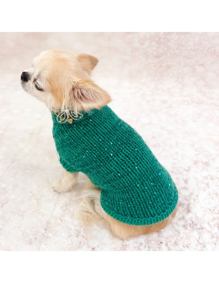 100% Cashmere Pull Diletta Green