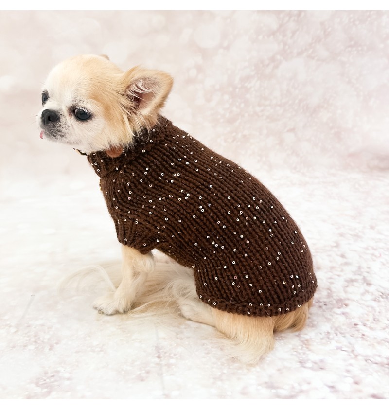 100% Cashmere Pull Diletta Choco