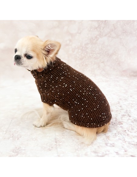 100% Cashmere Pull Diletta Choco