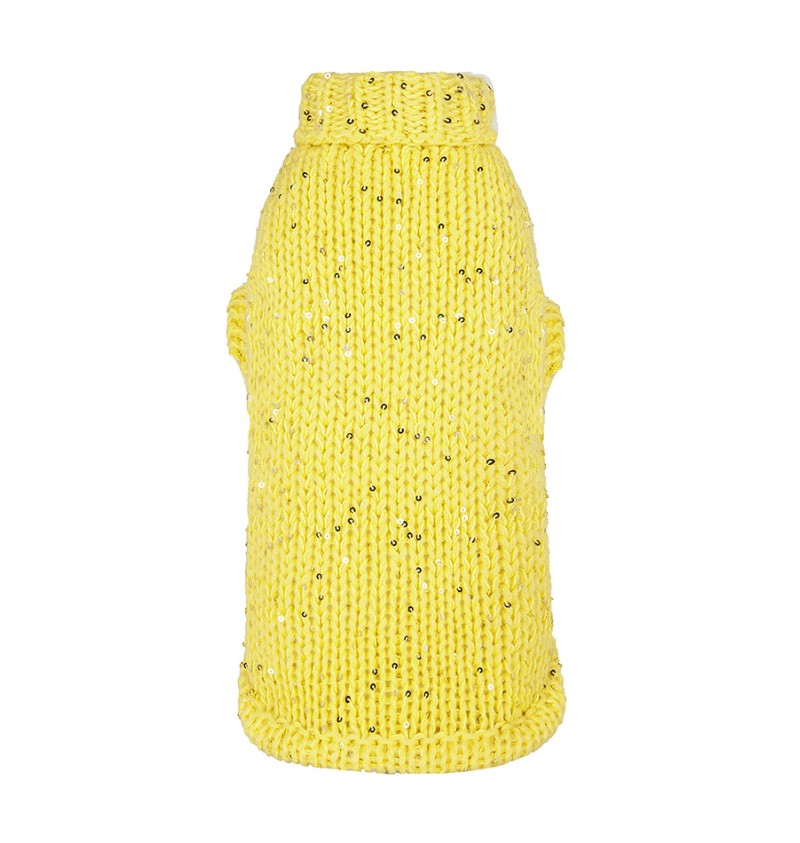 100% Cashmere Pull Diletta Yellow