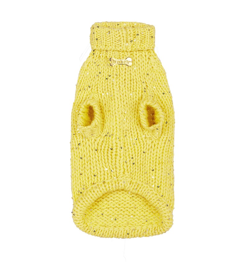 100% Cashmere Pull Diletta Yellow