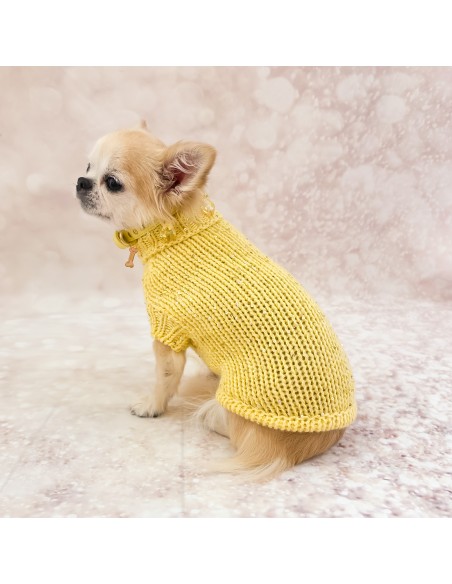 100% Cashmere Pull Diletta Yellow