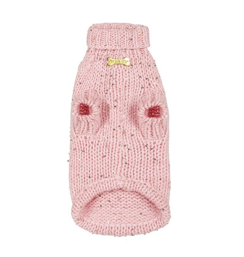 100% Cashmere Pull Diletta Pink