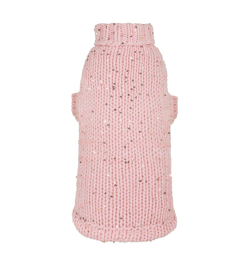 100% Cashmere Pull Diletta Pink