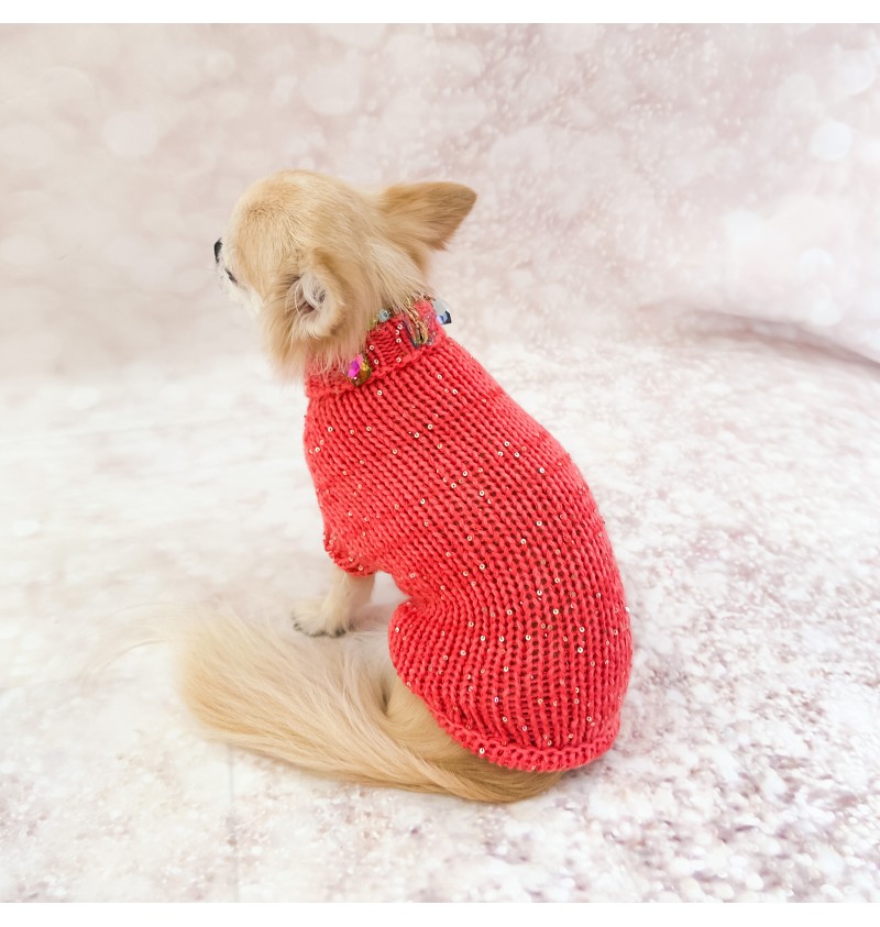 100% Cashmere Pull Diletta Coral