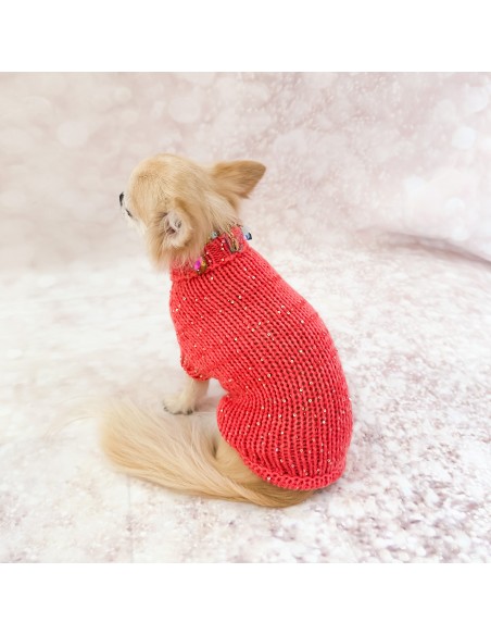 100% Cashmere Pull Diletta Coral