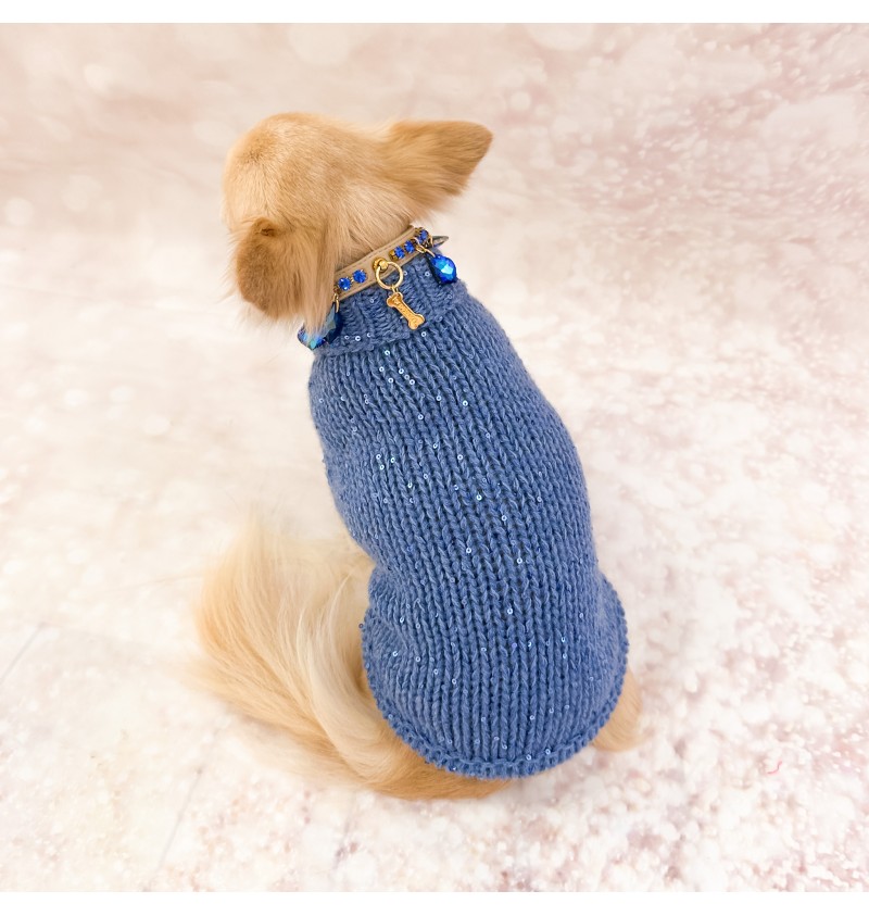 100% Cashmere Pull Diletta Denim