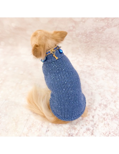 100% Cashmere Pull Diletta Denim