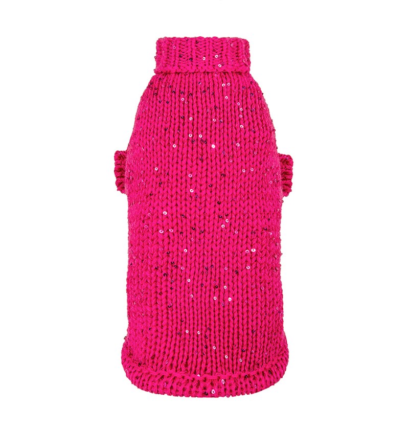 100% Cashmere Pull Diletta Fuxia