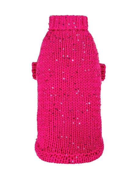 100% Cashmere Pull Diletta Fuxia