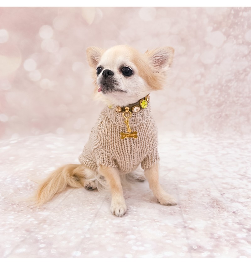 100% Cashmere Pull Diletta Natural