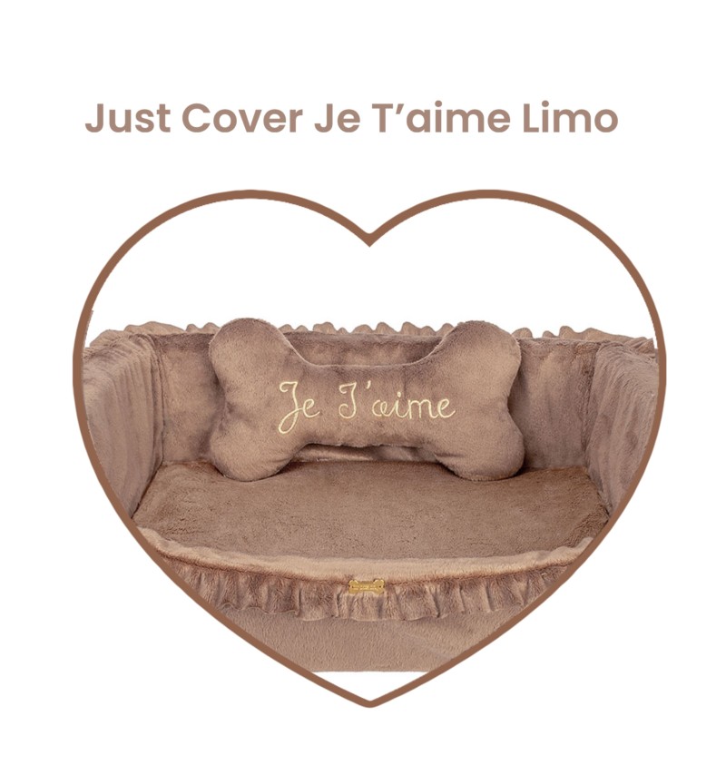 Just Cover Je T'Aime Limo Sofa Caramel
