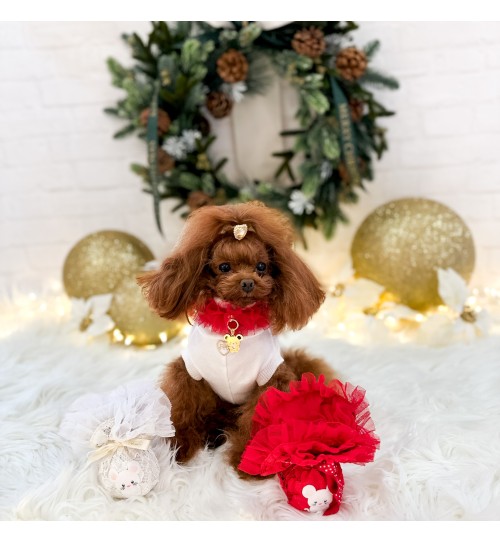 My TopoMio Christmas Toy Ball Red 2