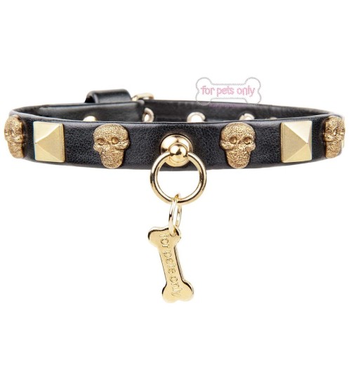 Chic And Skull Collar Black
