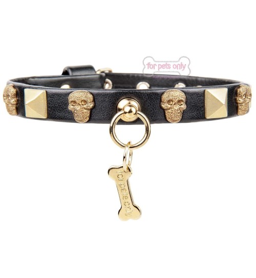 Chic And Skull Collar Black